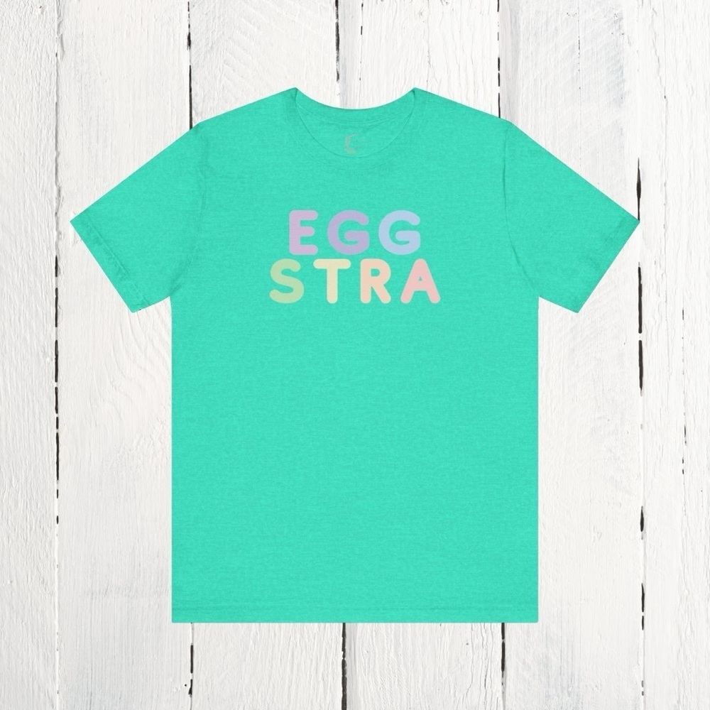 Unisex, adult, M, L, XL, Eggstra, Teal, Bella canvas brand